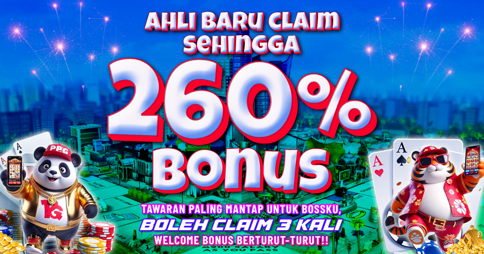 Welcome Bonus Up to 260%